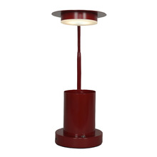 Carson Merlot Metal LED Desk Lamp with USB